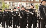 2014 Memorial Service - Officers marching (5)