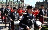 2013 Memorial Service - Drummers marching and performing (4)