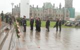 2012 Memorial Service - officers presenting memorial wreath (16)
