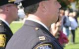 2004 Memorial Service - Police officer at attention at memorial ceremony (3)