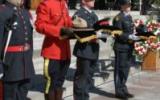 2004 Memorial Service - Officers retrieving memorial items (3)