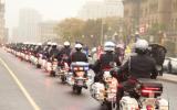 2012 Memorial Service - Police officer motorcade