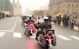 2012 Memorial Service - End of Police officer motorcade