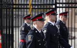 2014 Memorial Service - Officers walking to memorial service (5)