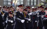 2014 Memorial Service - Officers walking to memorial service (7)