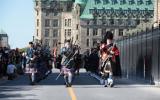 2013 Memorial Service - Bagpipers marching and performing (14)