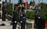2004 Memorial Service - Officers placing memorial wreath (5)
